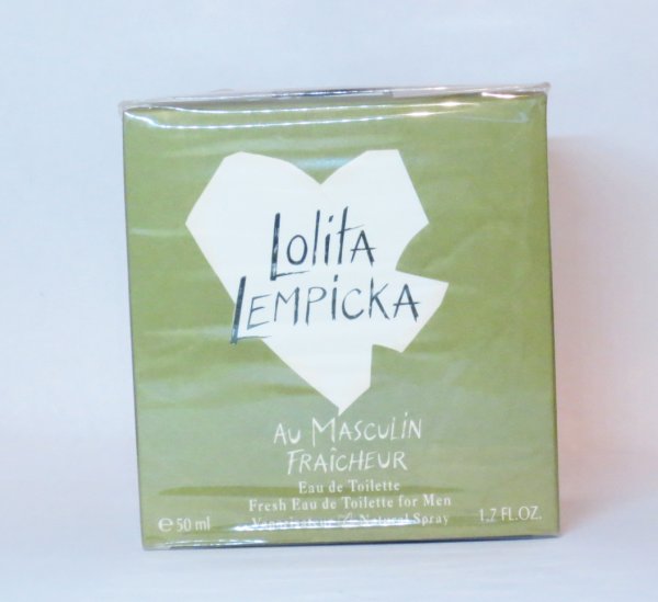 Lolita Lempicka- Au Masculin Fraicheur Eau de Toilette for Men Spray 50 ml-Neu-OVP-